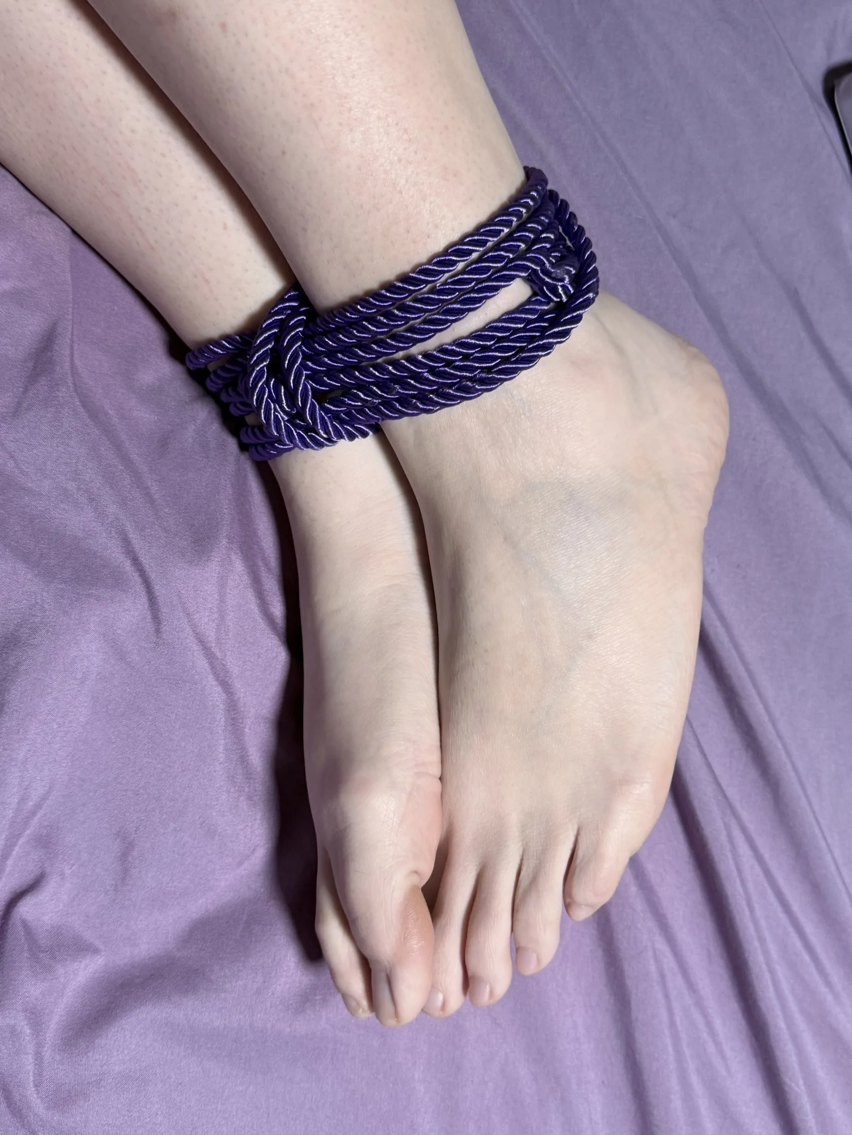 Bound at the ankles 