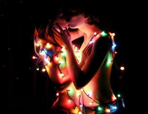 sexy xmas lesbian lights