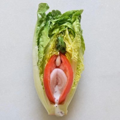vagina shaped veggies