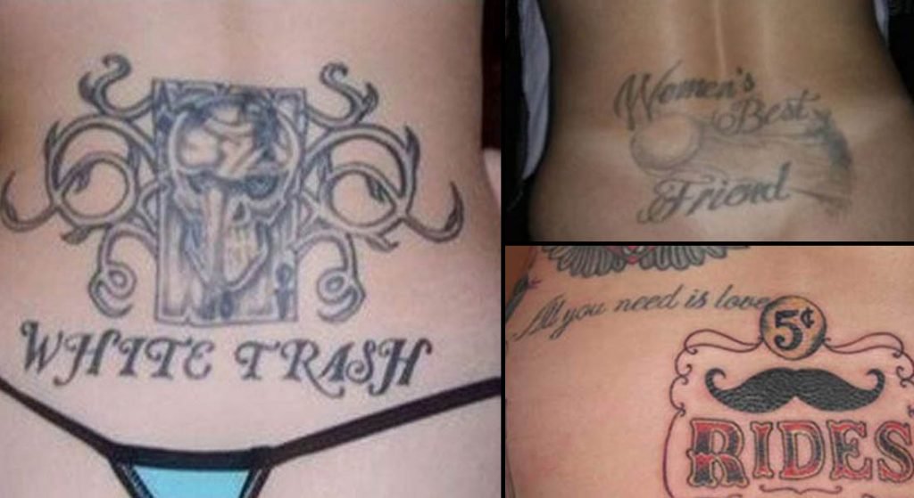 tramp stamp tattoos