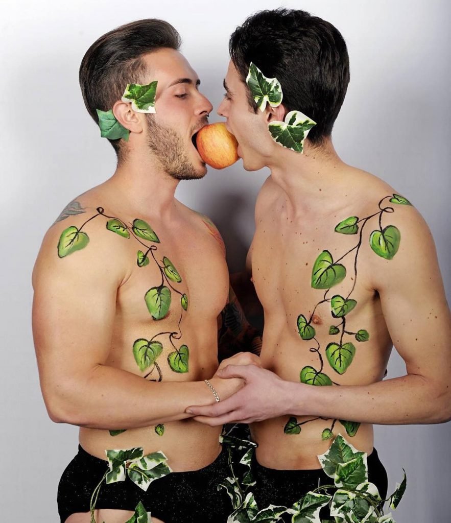 Adam and Steve gay costume
