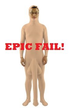epic halloween costume fail