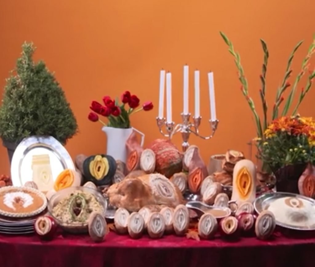 funny thanksgiving table