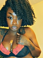 Sweet Ebony Home alone