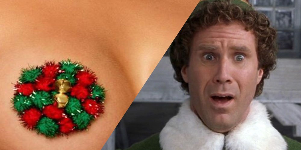 BooHoo&rsquo;s new Boob Wreaths and other Festive Nipple Covers