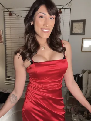 sexy young college trans woman