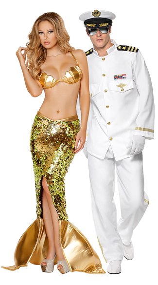 Sexy Siren and Sailor costumes