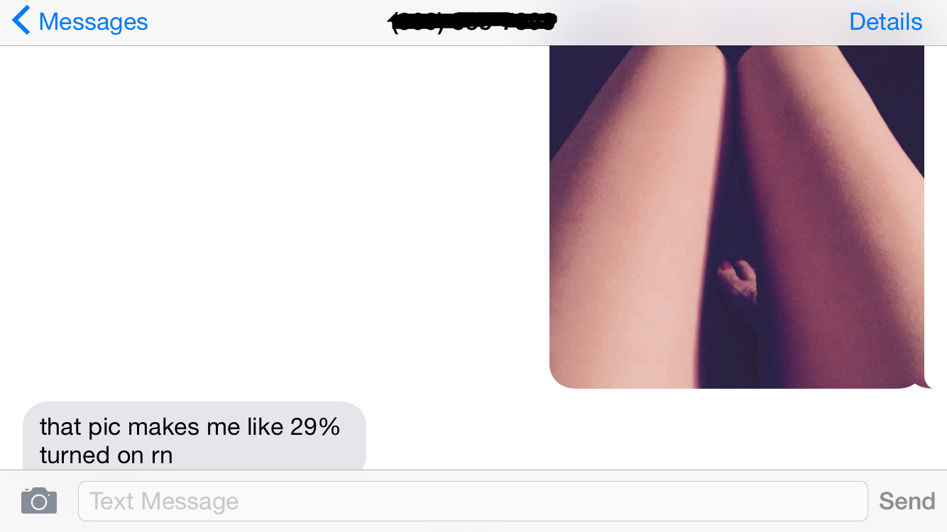 don't overdo the sexting