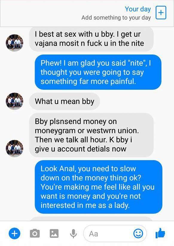 money text scam