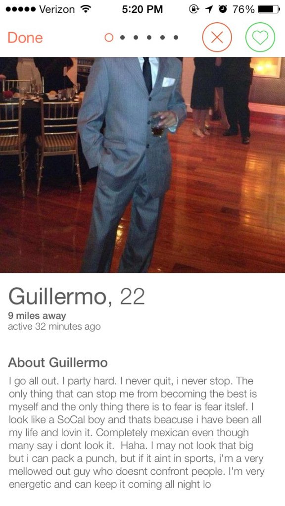 Down-To-Earth tinder
