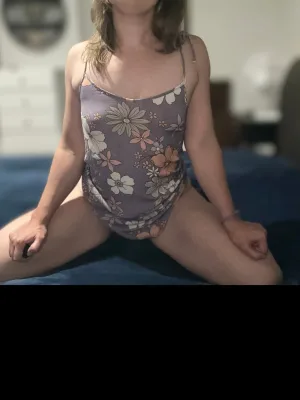 Trying on dresses
