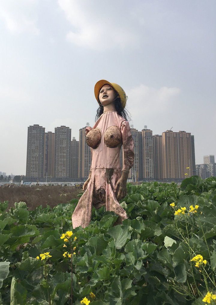 Blow Up Doll Scare Crow