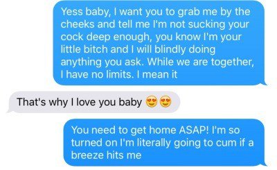 sexting screen shot