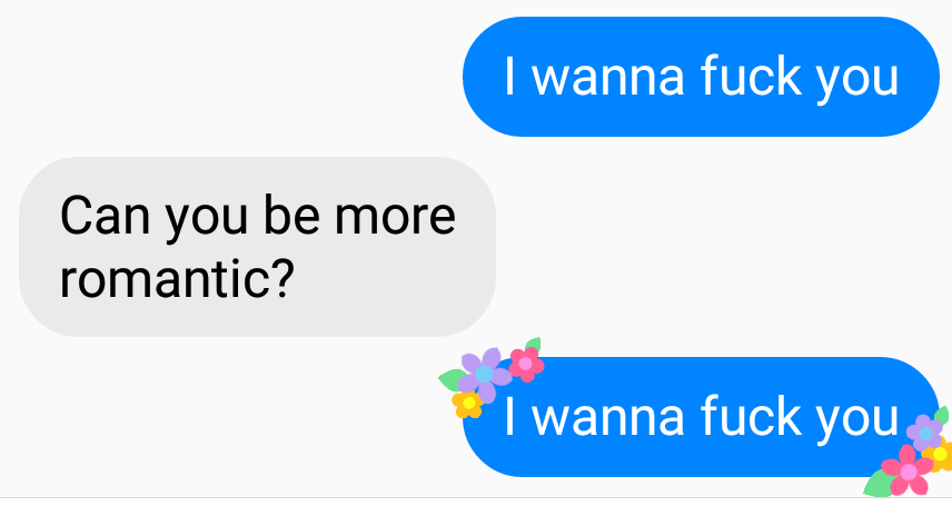 sending horny text messages