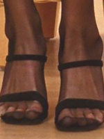 Goddess Ashley's Pantyhose Feet In High Heels cover image