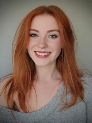 Dirty minded Irish redhead