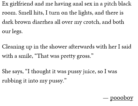 gross anal sex story