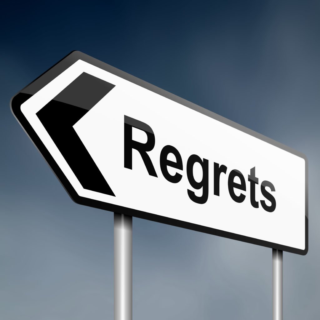 Top Sex regrets, we have all had them