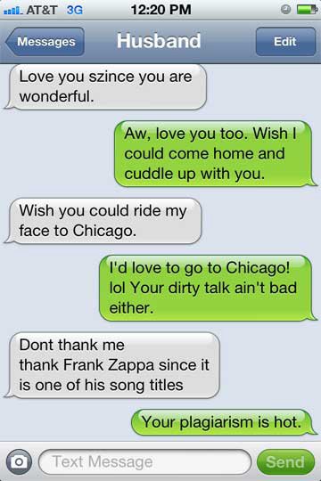 Sexting Win with Zappa