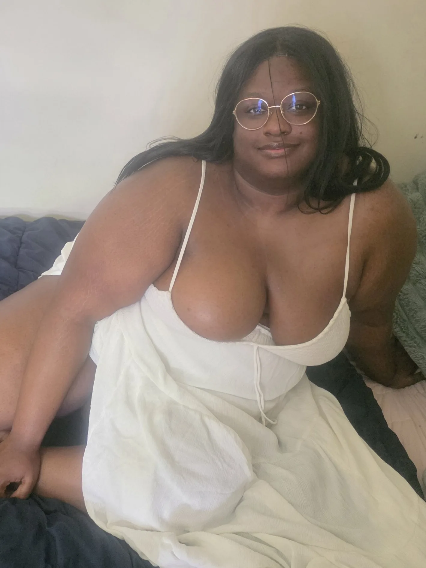 Sexy In White Stockings