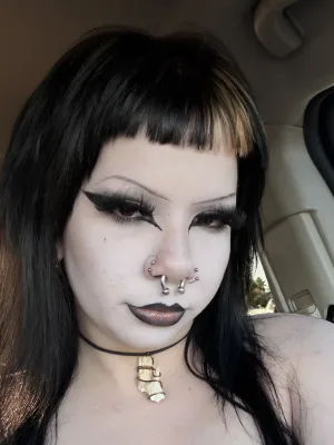 Goth Girl Ready For Fun