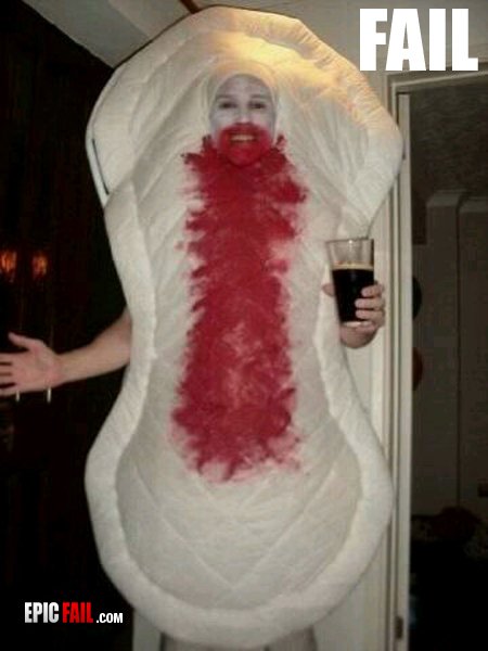 halloween-costume-fail-period-pad