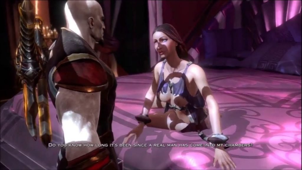 God of War 3 game hot babe