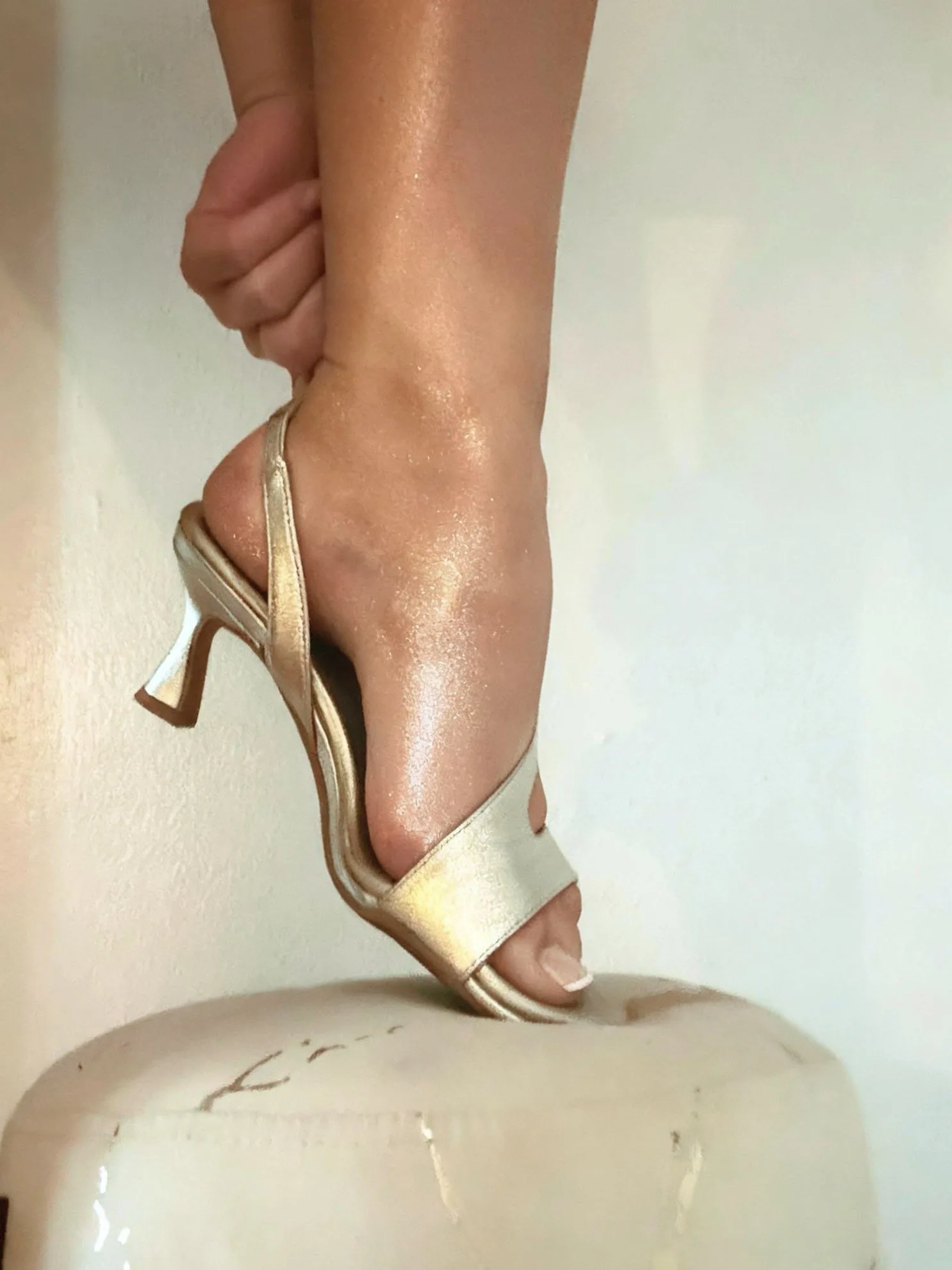 Kitten Heels & Glitter Lotion