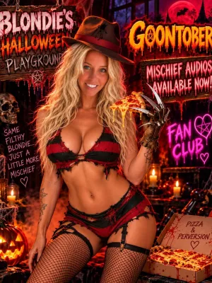 Let Goddess Blondie make you Weak to your knees