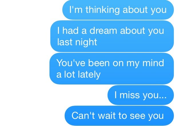 Master Sexting Mondays &ndash; Sexts to Send when you&rsquo;re missing someone