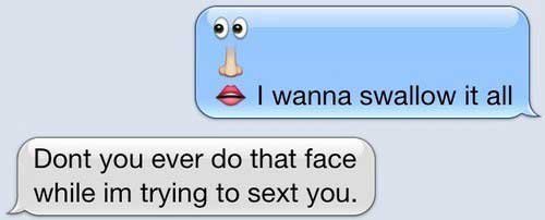 Scary Selfie while sexting