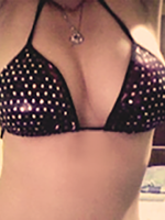 Sparkling Black Bikini Top cover image