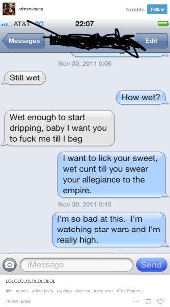 Geeky sext