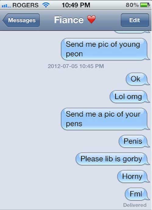 Cock Block sexting