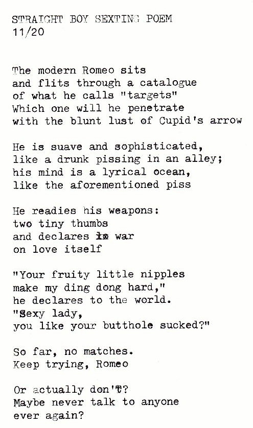 Master Sexting Mondays &ndash; Sexting Poetically