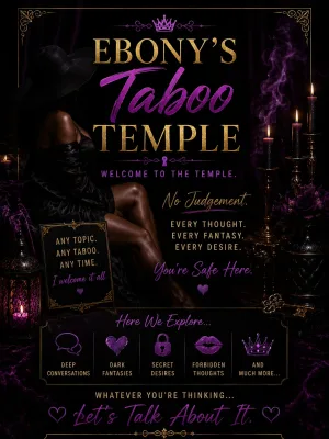 ? Ebony\'s Taboo Temple | Where Every Fantasy Has a Voice
