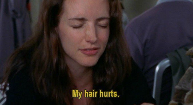 my hair hurts hangover