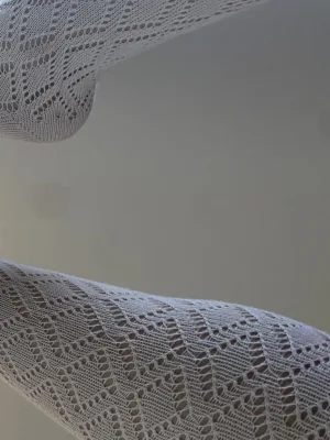 Thigh High White Stockings