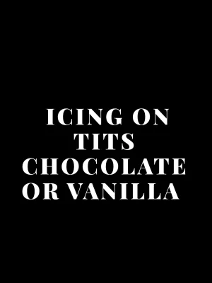 Icing on Pregnant Tits chocolate or vanilla?