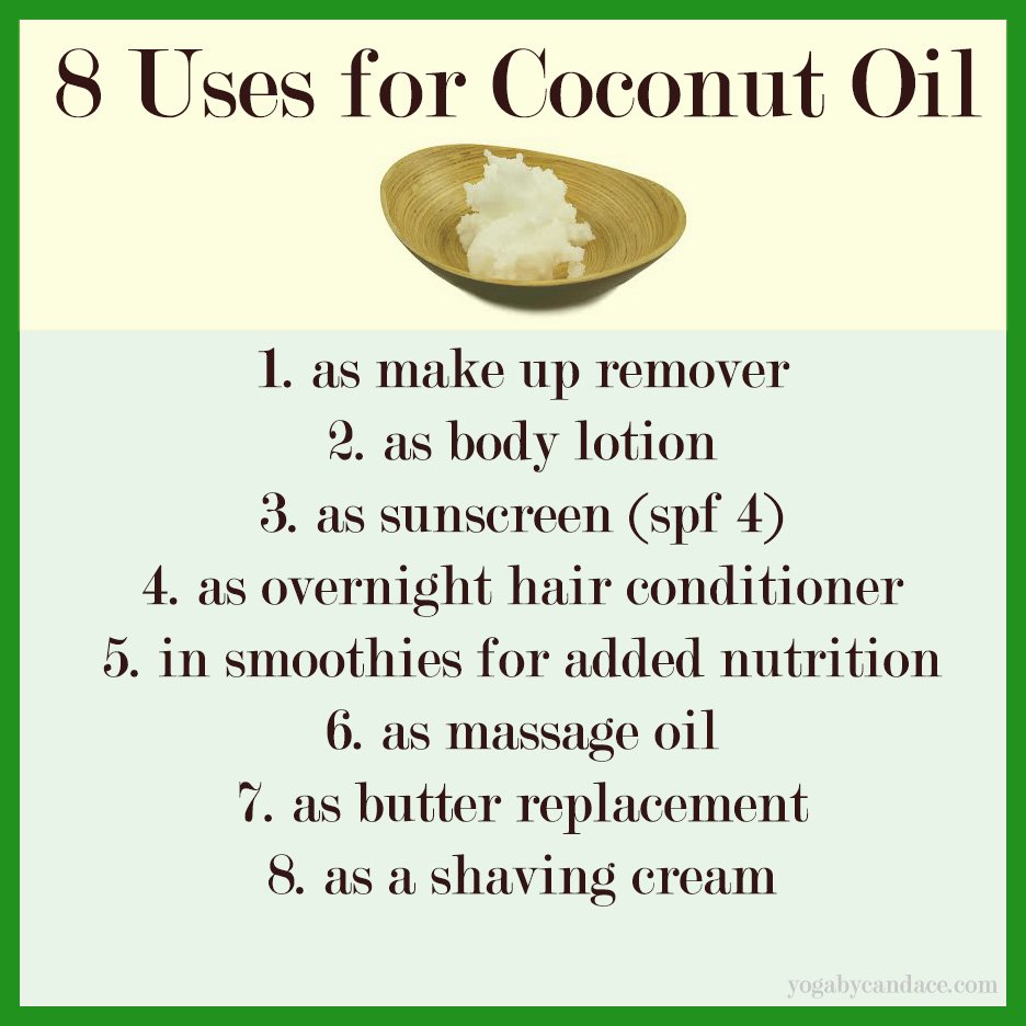Sexy uses for coconut oil