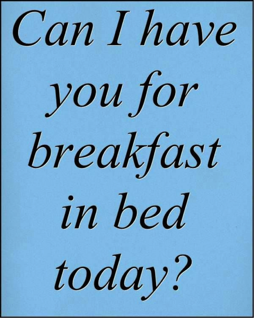stay in bed