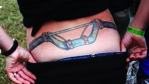 handle bar tramp stamp