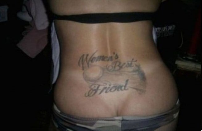 woman's best friend tattoo