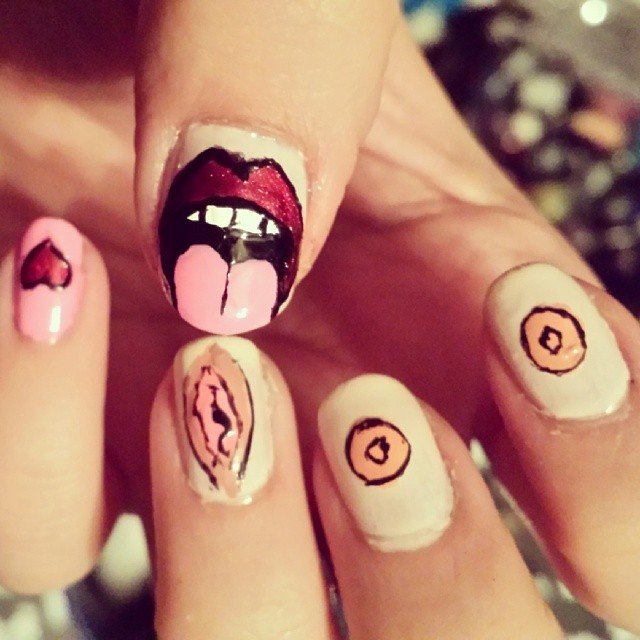 Vagina Nail Art