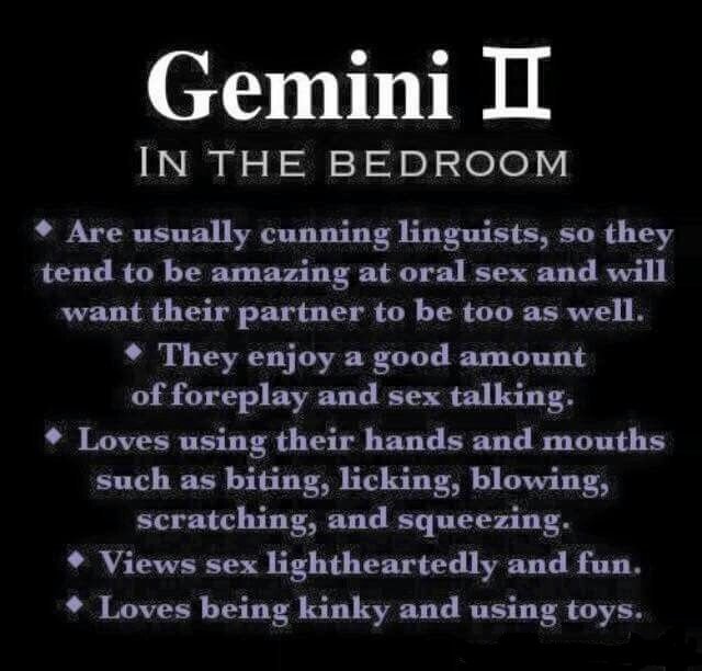 Gemini in the bedroom